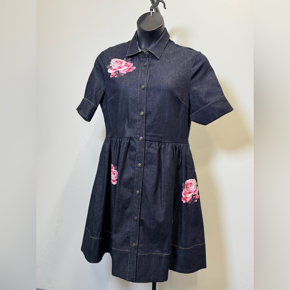 Kate Spade Broome Street Denim Dress size 14 w/ Pockets - Picture 11 of 11